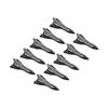 Universal Black Carbon Fiber Shark Fin Roof Spoiler Wind Deflector