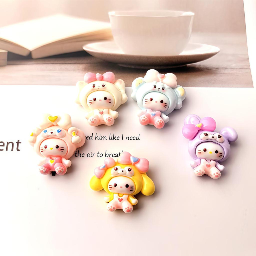 DIY Cartoon Resin Accessories: Dress-Up KT Cream Glue for Phone Cases, Hair Clips, Shoe Buckles, and Magnets
