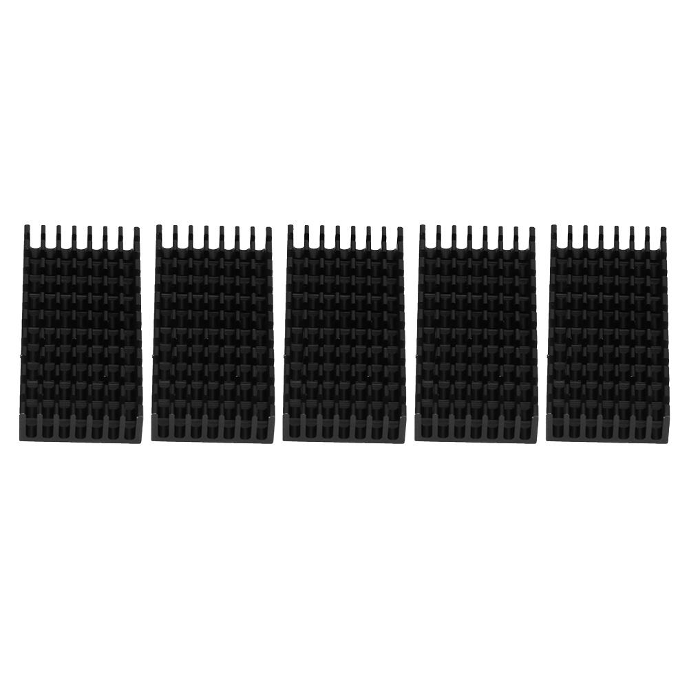 5ks P25*10*50-B Hliníkový chladič chladiče pro elektronický čip CPU 50*25*10mm