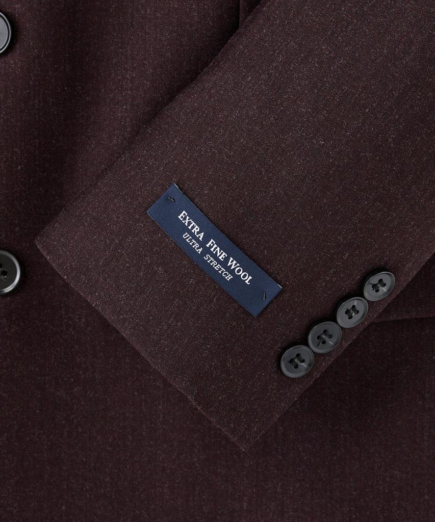 Stco Extra Fine Wool Suit Jacket Wine (Classic Fit)_Ssjxa64Csa