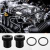 2PCS Car Accessories Adapters With Washers,Durable Steel 1/2X28 To 3/4X16 Adapter For Replace Broken Fittings,Essential Automotive Accessories For