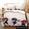 3D Print Anime Blue Lock Comfortable Duvet Quilt Cover Pillowcase Bedding Set Children Bedroom Decoration Home Textile