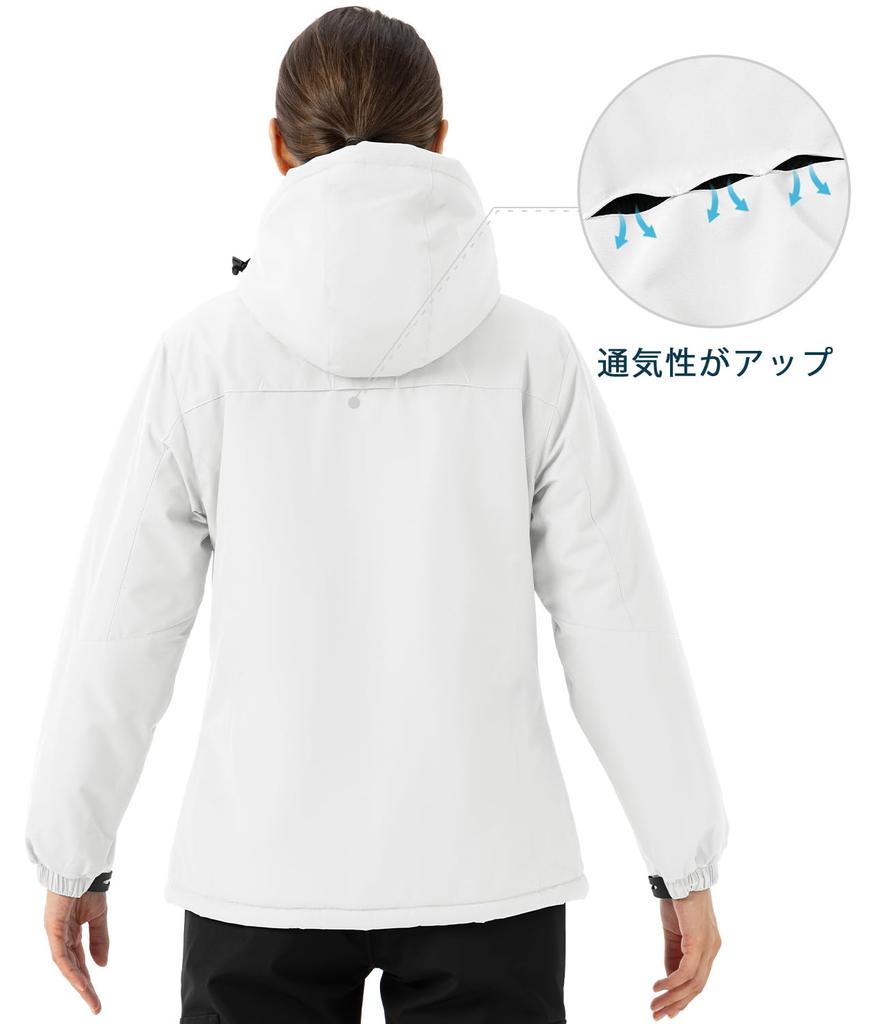 Outdoor Fleece Mountain Water Climbing Cold Weather Ski Detachable Work Winter Clothes [Gopune] Women's Jacket, Lining, Parka, Repellent, Clothes,