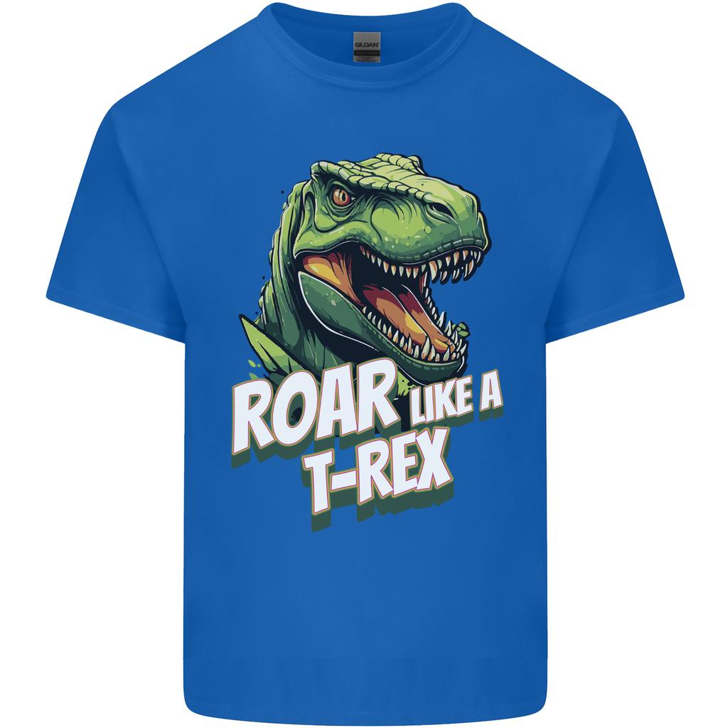 Roar Like a TRex Dinosaur Unisexs Light Cotton TShirt
