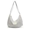 New casual shoulder bag versatile simple commuter messenger dumpling bag large capacity messenger bag