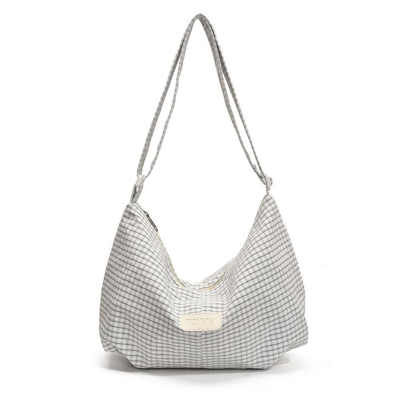 New casual shoulder bag versatile simple commuter messenger dumpling bag large capacity messenger bag