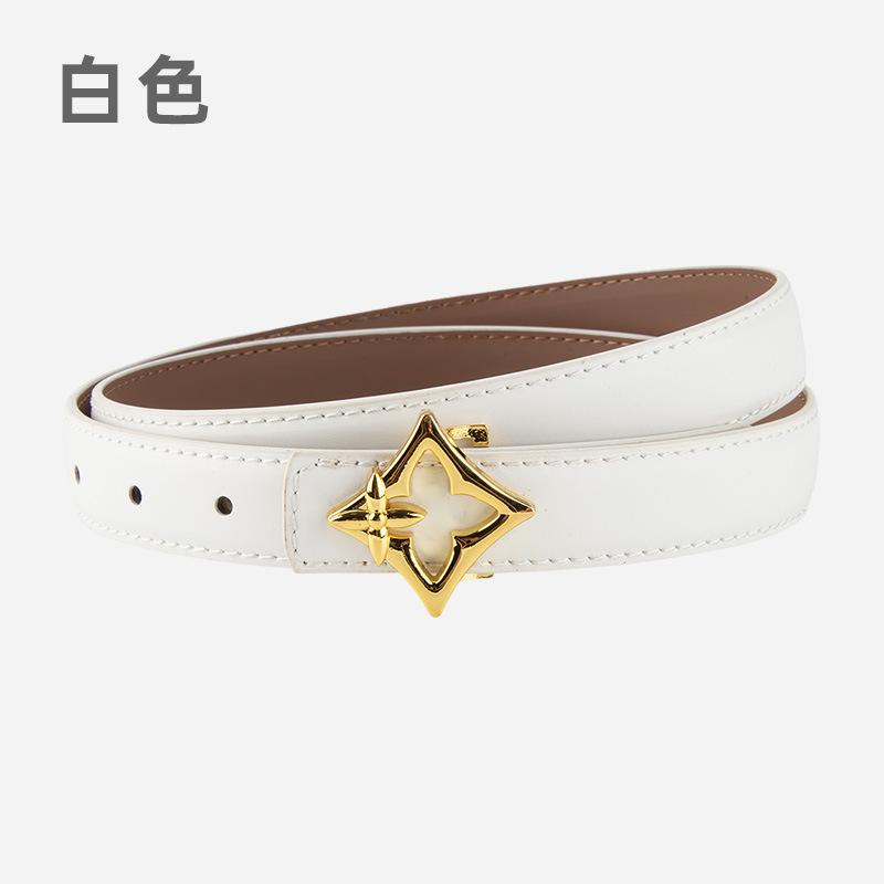 

Ремень женский из натуральной кожи корейская версия ремень Douyin женский для молодых людей ремень из коровьей кожи 105cm