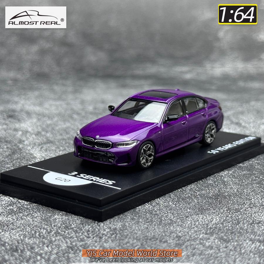 

Almost Real AR BOX 1:64 50 Years 7 GENERATIONS 3 Series E21 E30 E36 E46 E90 F30 G20 I3 G28 Car Model Static Display Collection
