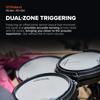 Roland cm Dual Zone feel and response Durable and quiet Sturdy hoop and rubber rim design Compatible with a wide range of Roland PD-8H V-Pad 20.3