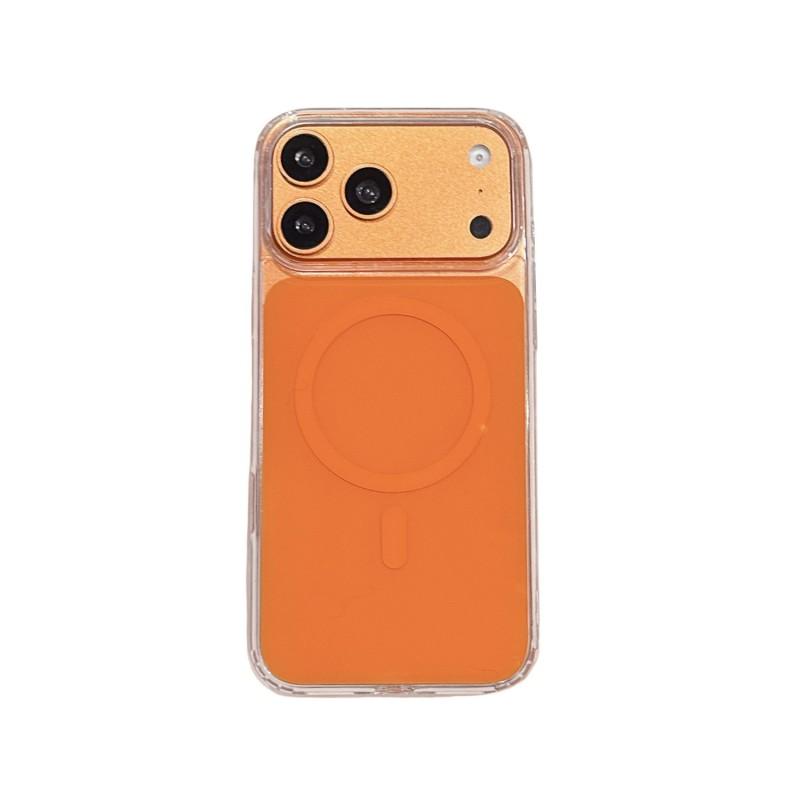 Magnetic Snap-On Phone Case IPhone 17 Pro Max 16 15 Series Shockproof PC Cover Slim Protective Shell