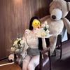 Thirteen lines of new age-reducing three-dimensional flower vest sling top
