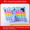 8-Inch Universal Shockproof Silicone and Leather Tablet Protective Case