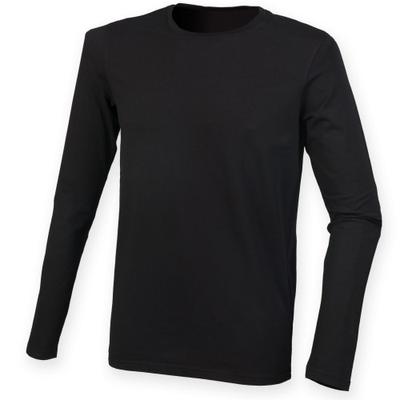 Skinnifit Feel Good Camiseta elástica de Manga Larga para Hombre