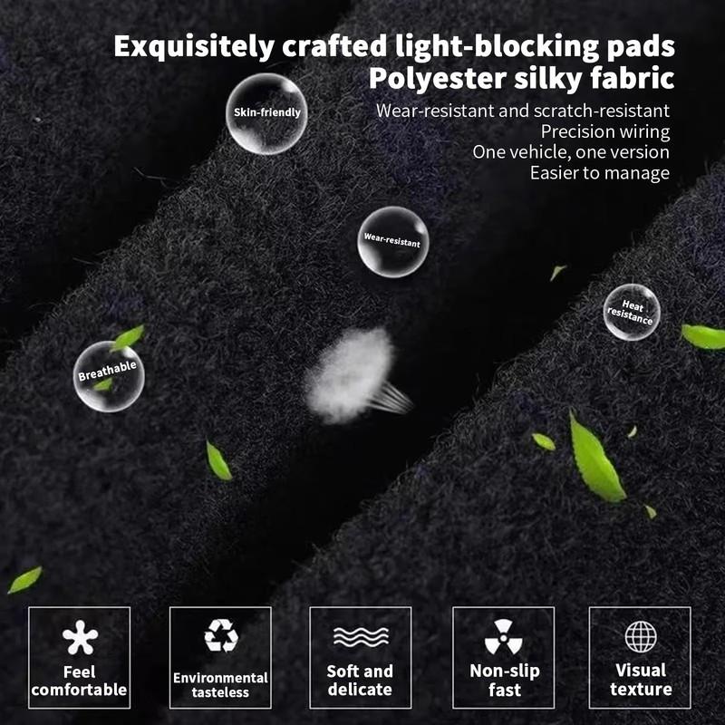For  Nissan Ariya  2024 2025 2026 2027  mat dash Suede Leather Dashmat Dashboard Cover Pad Dash Mat Car