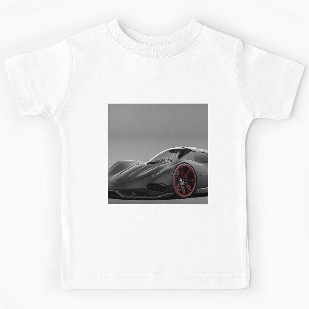 BLack Car Kids T-Shirt 130