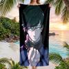 Beach Towel with B-BLUE L-LOCK Pattern - soft,absorbent,machine washable Lightweight&Modern,swimming,Travel Essentials