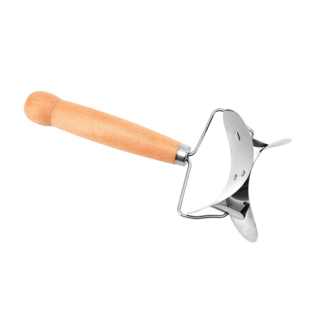 Stainless Dumpling Maker with Manual Roller Cutter for Homemade Dumpling Wrappers