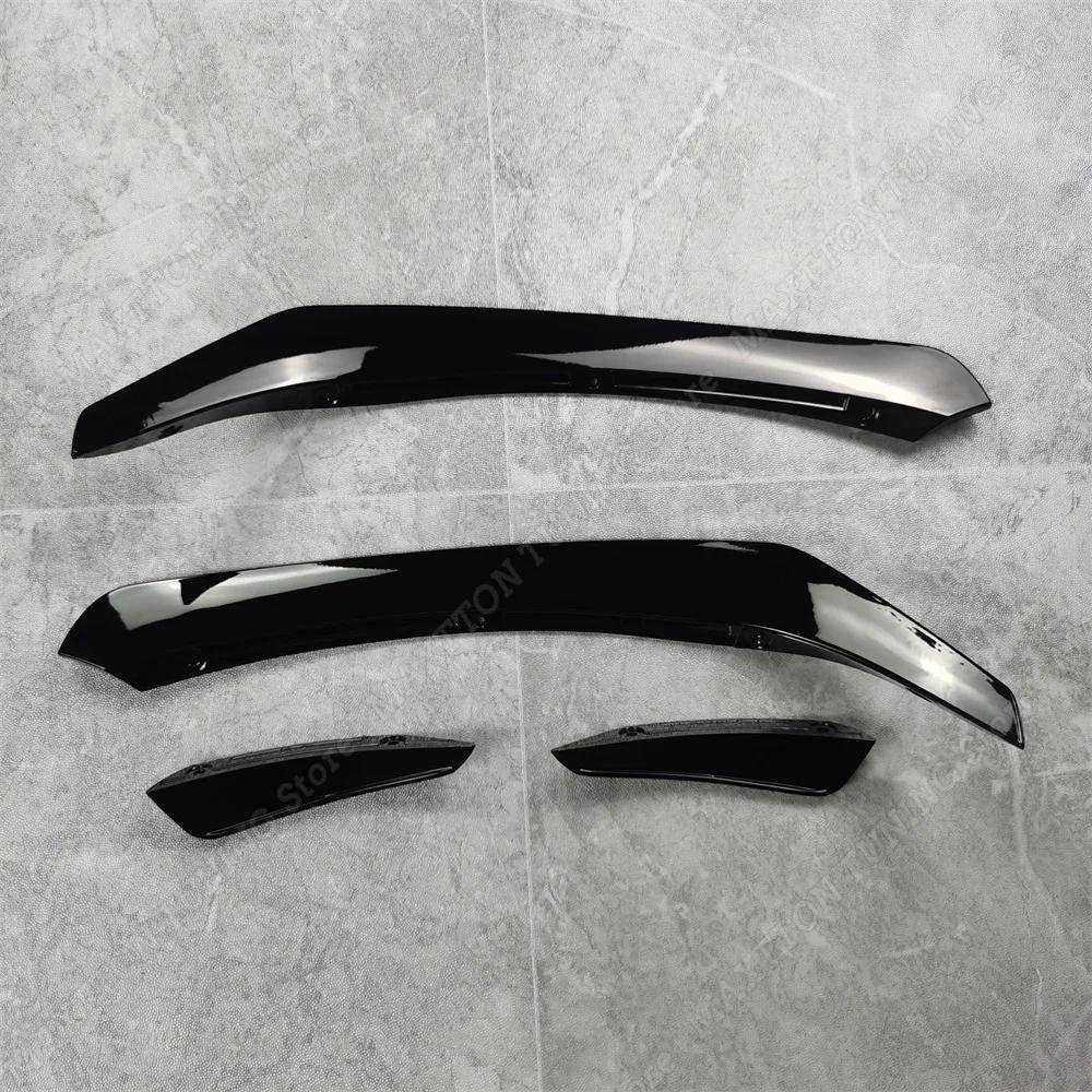 DAR4 For Mercedes Benz CLA C117 X117 CLA200 220 250 CLA45 AMG 2016-2019 Front Bumper Lip Splitter Fog Lamp Trim Grille Air Blade ABS