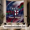 Custom Text Tapestry Bologna FC Print Wall Tapestry Indoor Living Room Wall Decor