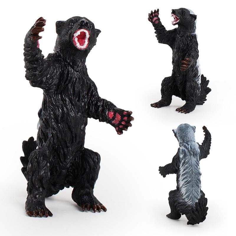 Detailed Pvc Honey Badger Figurine Ideal For Kids Educational Toys And Collectibles