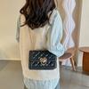 Small Square Bag Summer New Trend Fashion Diamond Chain Shoulder Bag High Texture Versatile Niche Messenger Bag