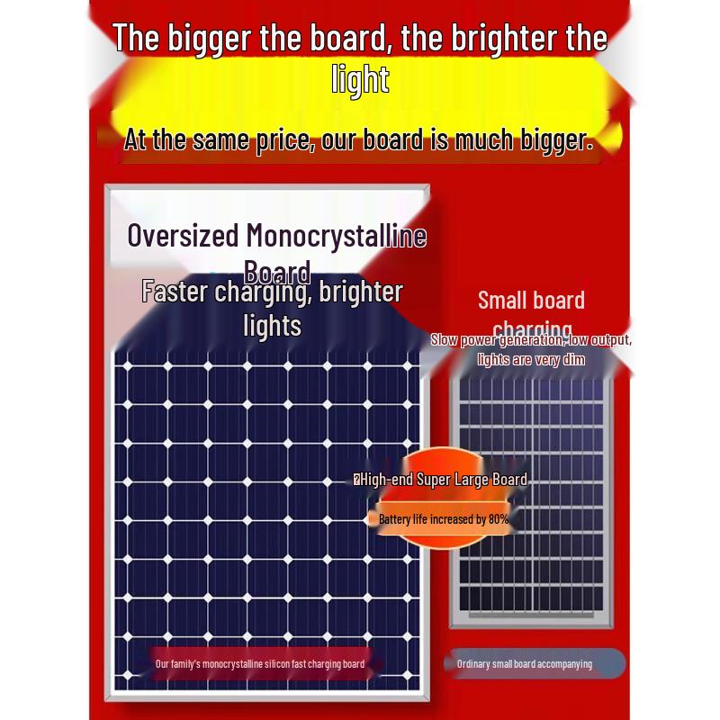 Jun Ding Ying 9500W Solar Outdoor Project Light with 4m Tapered Pole