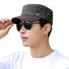 Flat top hat men's four seasons new trendy fashion outdoor casual versatile crown UV protection cap
