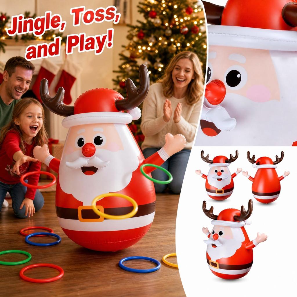 Christmas - Ornament Set, Interactive Holiday Tabletop Decor for Family Parties