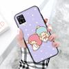 Black Case for Samsung Note 20 Lite S24 Ultra S23 A03 A05 A06 A11 A71 A15 A16 A13 A24 A25 A33 A52 A53 A50 M55 M35 Plus H-33 Little Twin Stars