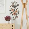 Retro Blumen und Vögel Schlafzimmer Wohnzimmer Eingangshalle Zuhause Hintergrund Verschönerung Wandaufkleber