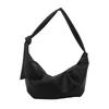 Dumpling Minimalist Modern Bag In Black White And Brown Perfect For Outfits Casual