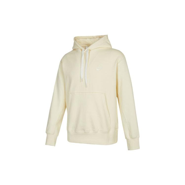 Men s Nike Embroidered Logo Hooded Casual Sports Milky White DA0024-113 XL