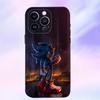 Anime The Hedgehog Shadow Phone Case For iPhone 16,15,14,13,12,11 Plus,Pro Max,XS,X,XR,SE,Mini,8,7,Soft Silicone Black Cover