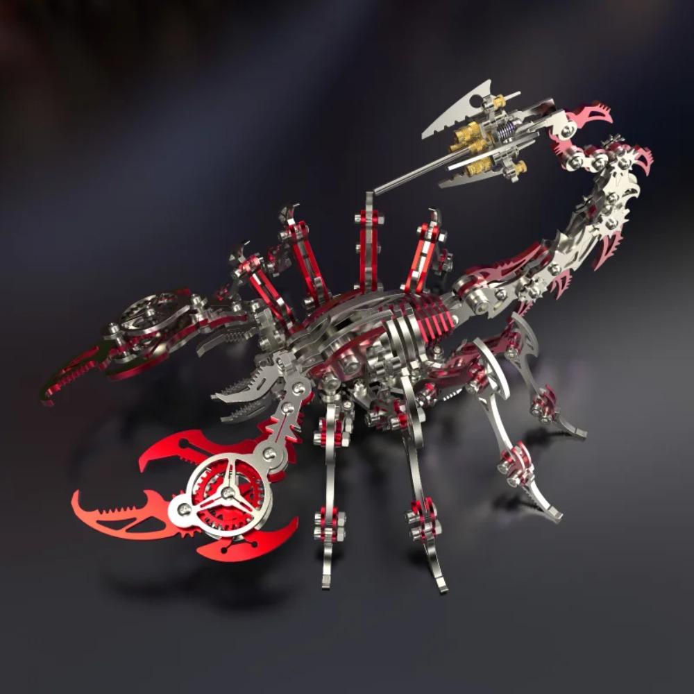 3D Assembly Kit Gifts for Children Anti-Stress Metal Mechanical Insect Animal Puzzles Toys for Adults