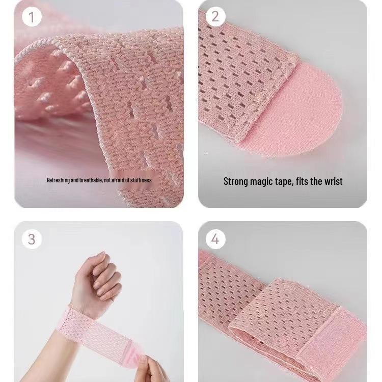 

Lightweight Breathable Wrist Support Strap for Basketball, Yoga, and Anti-Sprain Protection Upgraded Pressure Gray