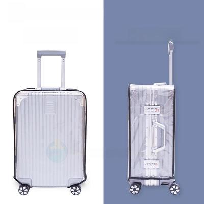Clear PVC Waterproof Luggage Protector - Trolley Suitcase Cover, Wear-Resistant