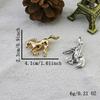 1Pc Brooch Pin Retro Enamel Horse Design Badge Clothes Hats Bags Scarves Collar Lapel Brooch Artistic Accessory