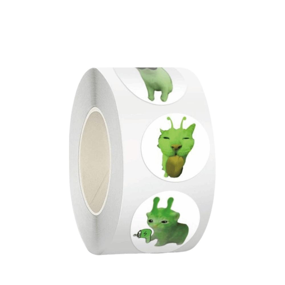 Quirky Style Extraterrestrial Kitten Decals Funny Design Quirky Decals  Journal Decoration