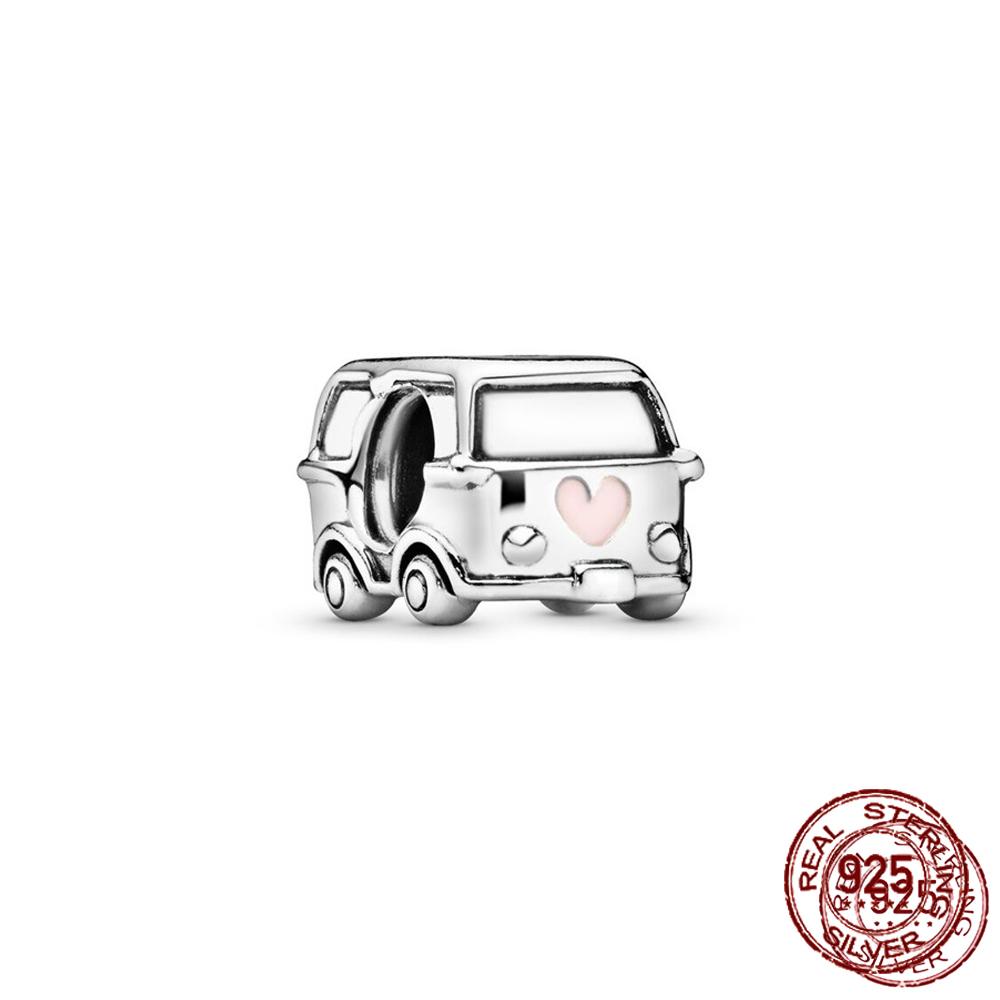 

S925 Стерлингового Серебра Красного Цвета Серии Подвески В Форме Сердца Бусины Подходит Оригинальные Браслеты Ювелирные Изделия На Пригодность Подарки Аксессуары DiyAccessories