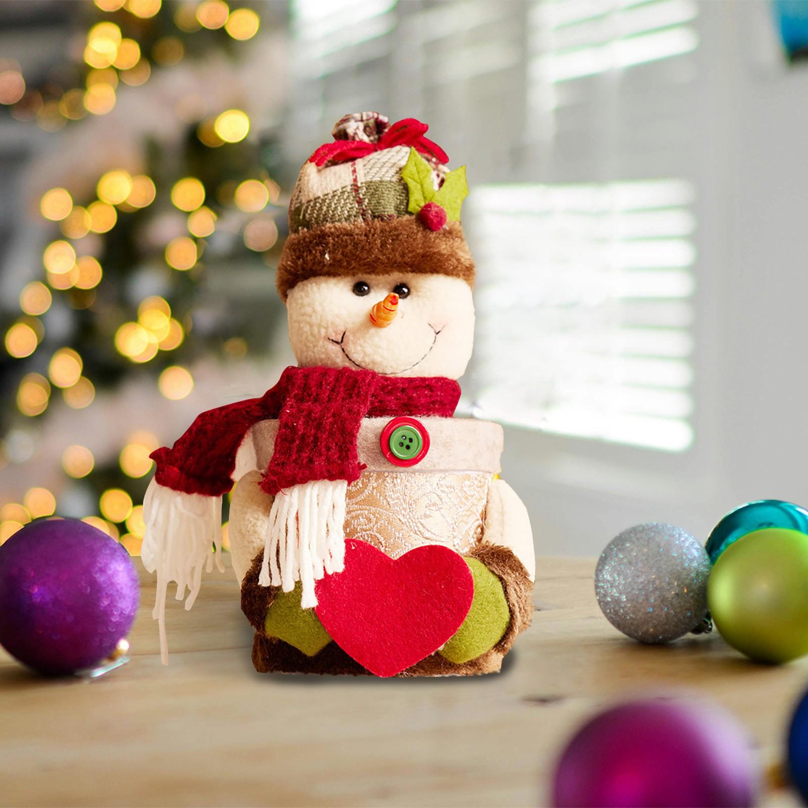 

Рождественская коробка Снеговик Кукла Лось Коробка Подарочная коробка для детского сада Рождественские украшения One Size красный