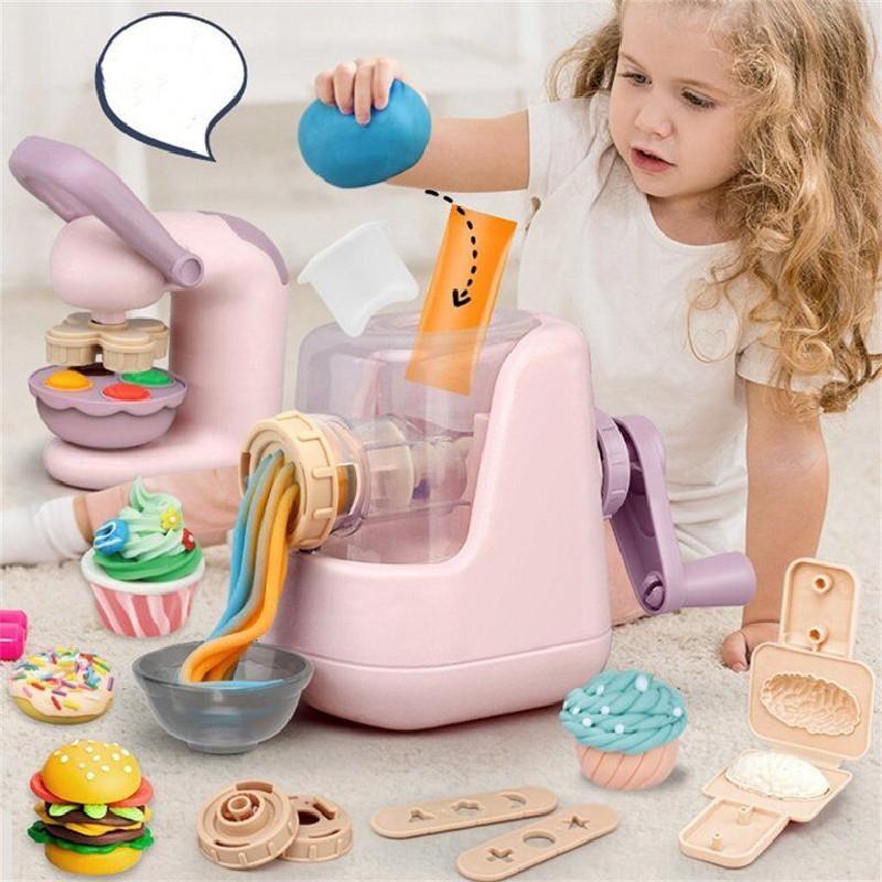 Fun And Educational Play Dough Set For Girls Creative Ice Cream And Noodle Maker