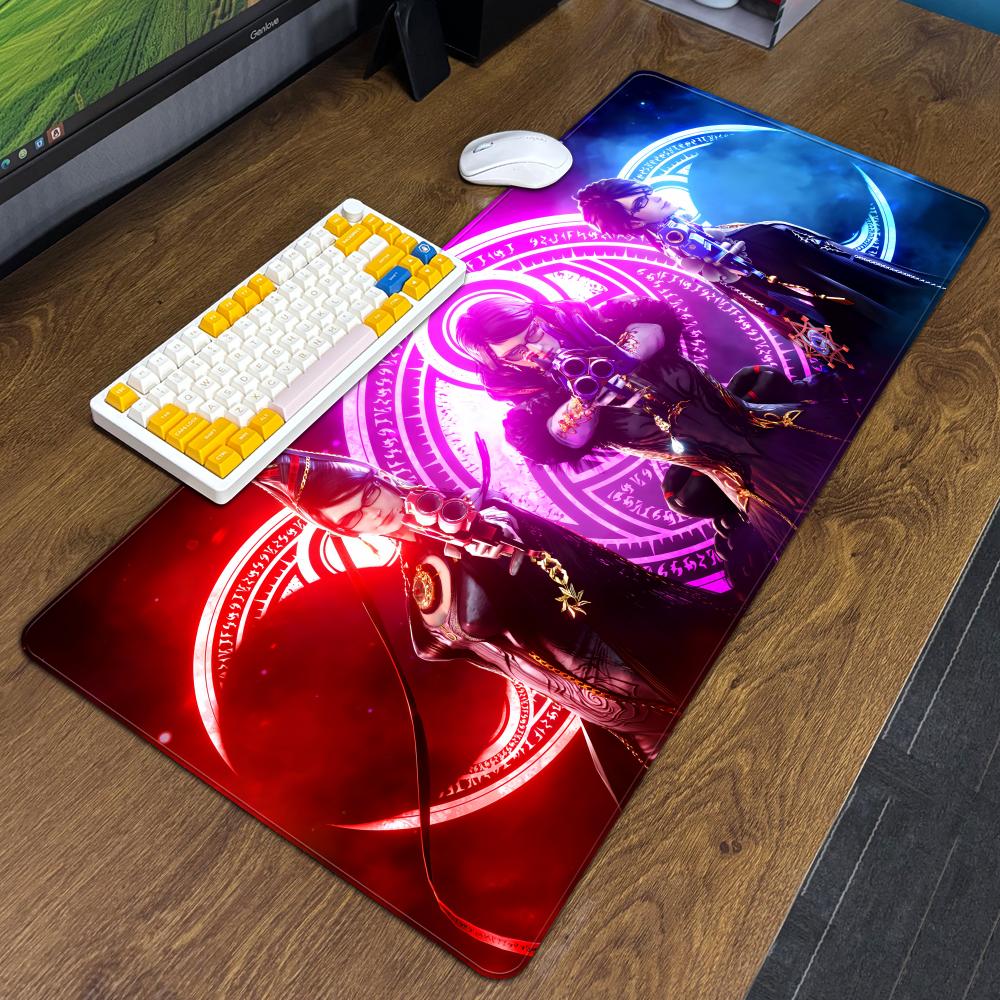 BBayonetta Game Mouse Pad XXL Computer Accessories Large Keyboard Laptop Table Pad The New Product Gamer Gaming 800x400x2mm