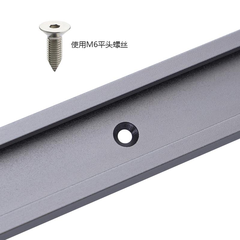 30Type Woodworking Chute Slide Limit Guide T-slot Aluminum Alloy T Track For DIY Table Saw Workbench Woodworking Tools