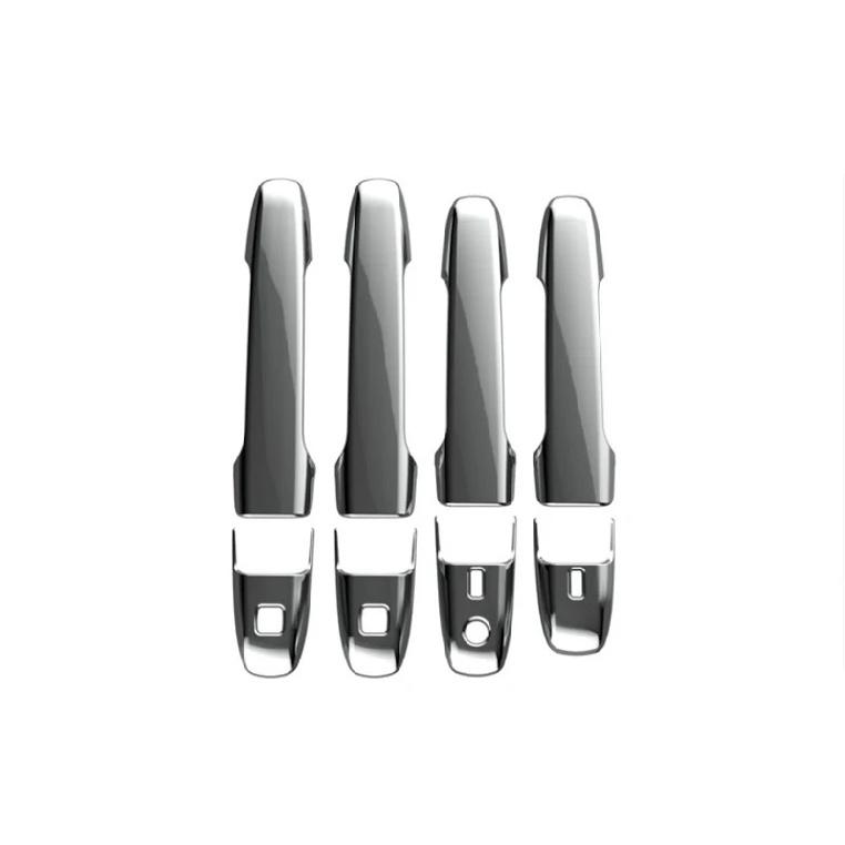 For Daihatsu Move 2025 2026 Car Accessories ABS Chrome Door Handle Cover Without Smart Key Hole Catch Cap Trim