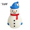 Battery Operated Hanging Light Christmas Snowman LED Night Light, Portable Cartoon Desk Lamp with Ring for Holiday Tabletop Decor Party Decor,