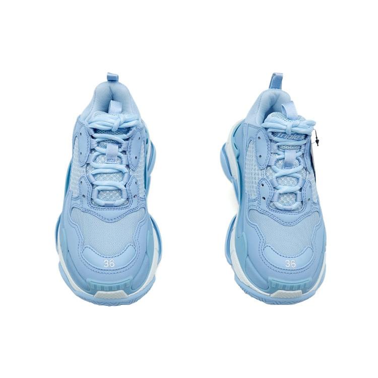 (WMNS) Balenciaga Triple S Sneaker 'Light Blue' Women's 524039W2CA74090