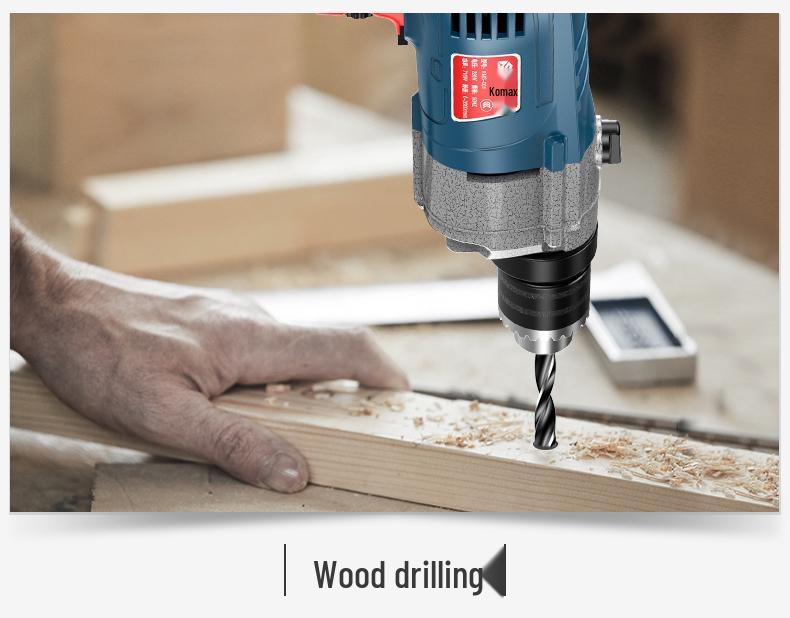 220V Multifunctional Electric Drill & Screwdriver Tool Set