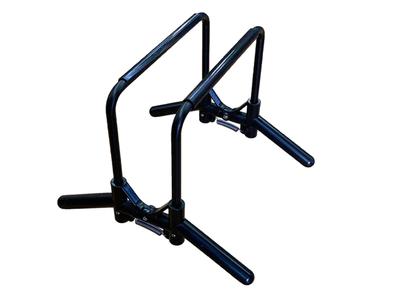 Bikeguy PONTO Bicycle Stand (Patented In Japan) - Lightweight Bicycle Stand, 1079g, Indoor/Outdoor Use, Black, Dimensions: Width: 31.5cm X Length: Max