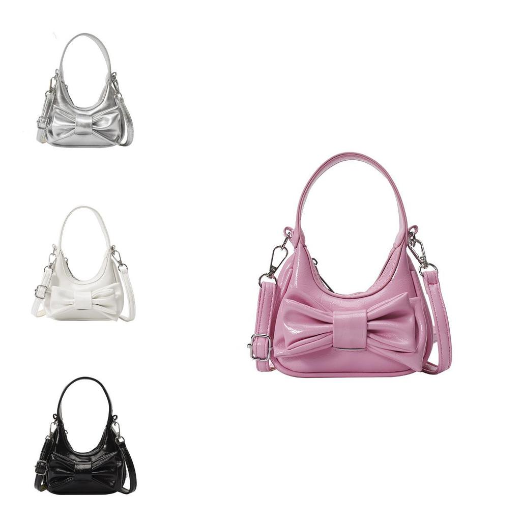 Kinderen Meisjes Vlinder Strik Mini Crossbody Tas Met Synthetisch Leer Voor Dagelijks Gebruik