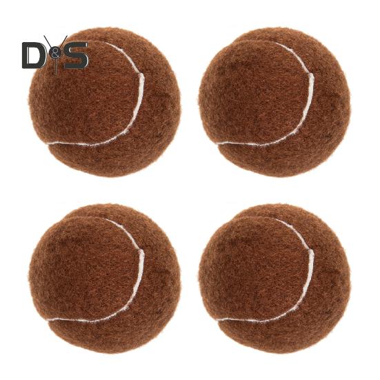 

4 шт. предварительно нарезанных теннисных мячей Walker для ножек мебели, защита пола, универсальные войлочные накладки на ножки Walker, скользящие покрытия для пожилых людей 4pcs коричневый